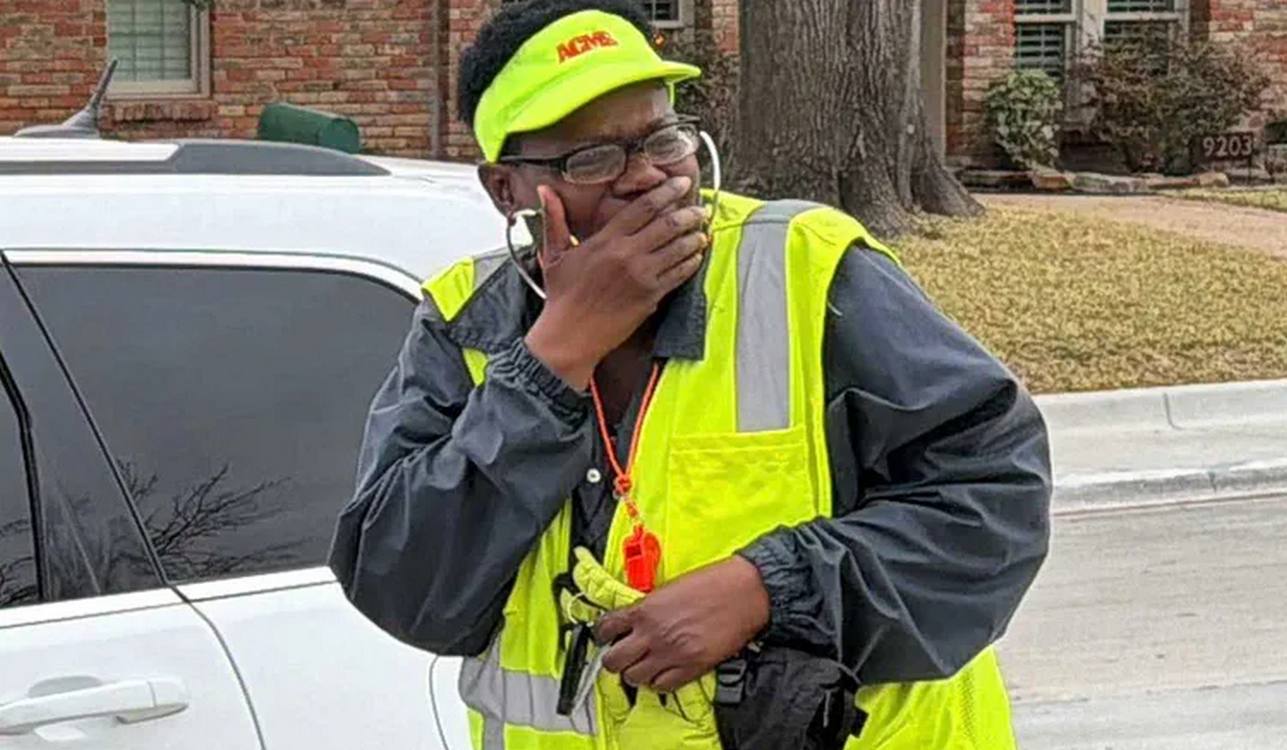 Pappor i Texas köpte bil till omtyckt trafikvärd