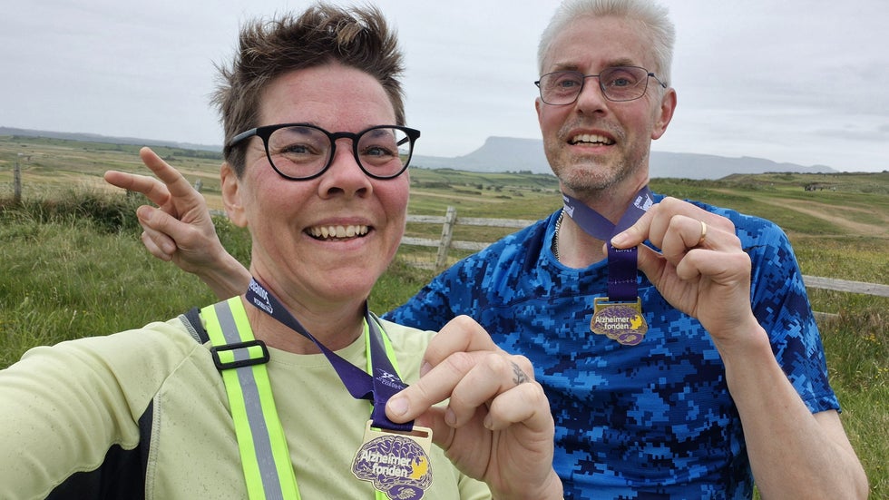 Makarna Drugge tar Alzheimerloppet till Falun