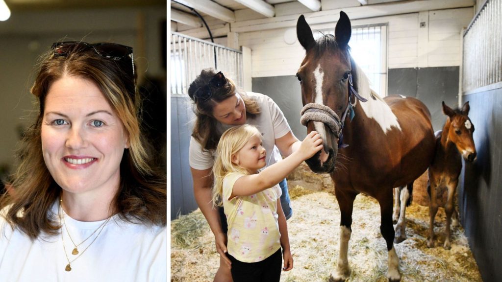 Johanna byggde upp häststation med kunder från hela Sverige